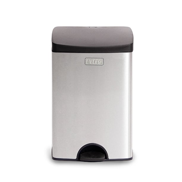 Thùng Rác Inox Fitis Premium 15L - Vuông đạp thấp - 3 Màu (Inox mờ, Trắng, Đen) - SPS1-901, SPS1-904, SPS1-903, , large image number 3